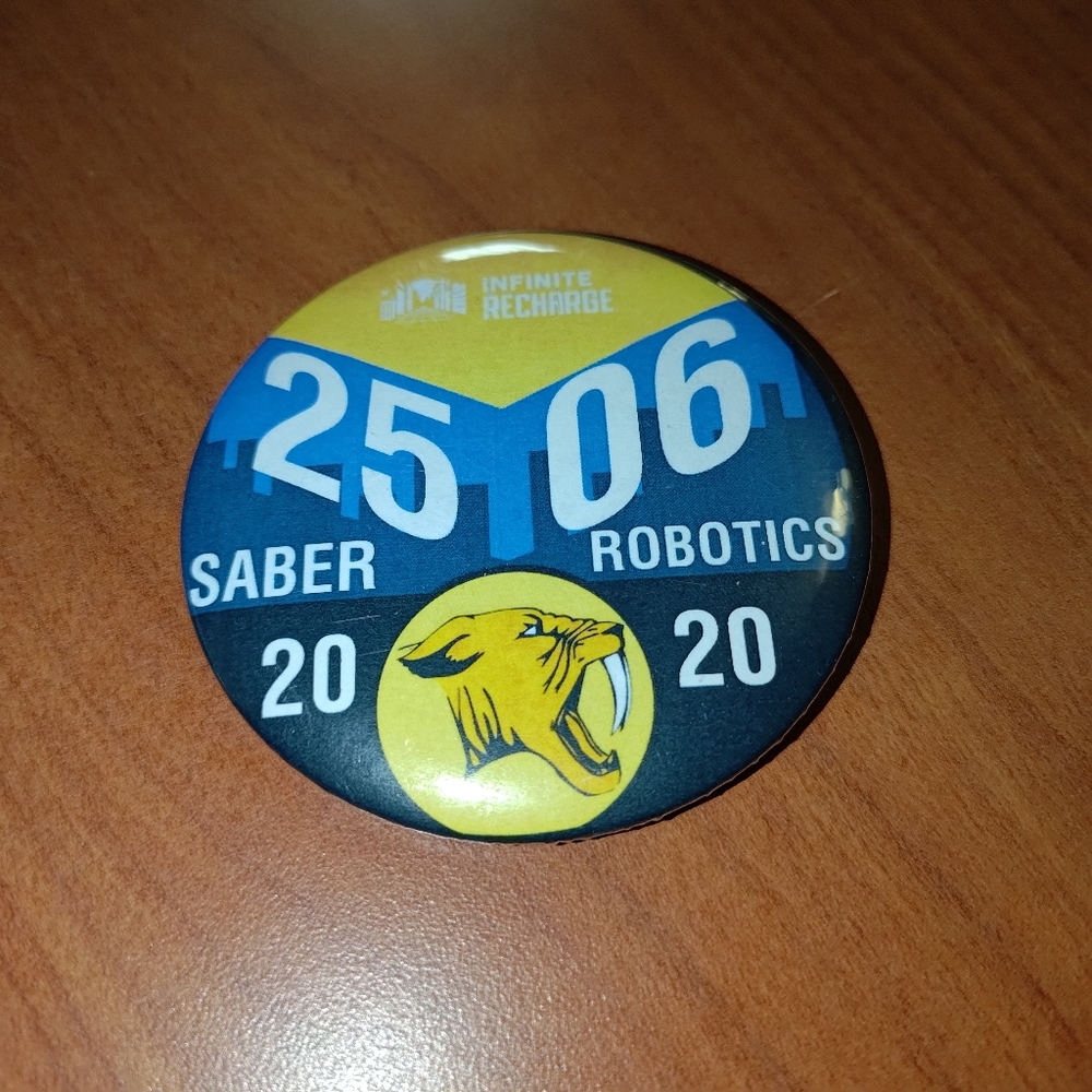 Team 2506 - Saber Robotics Metal Pin